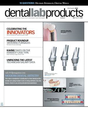 Dental Lab Products July/August 2015 issue cover